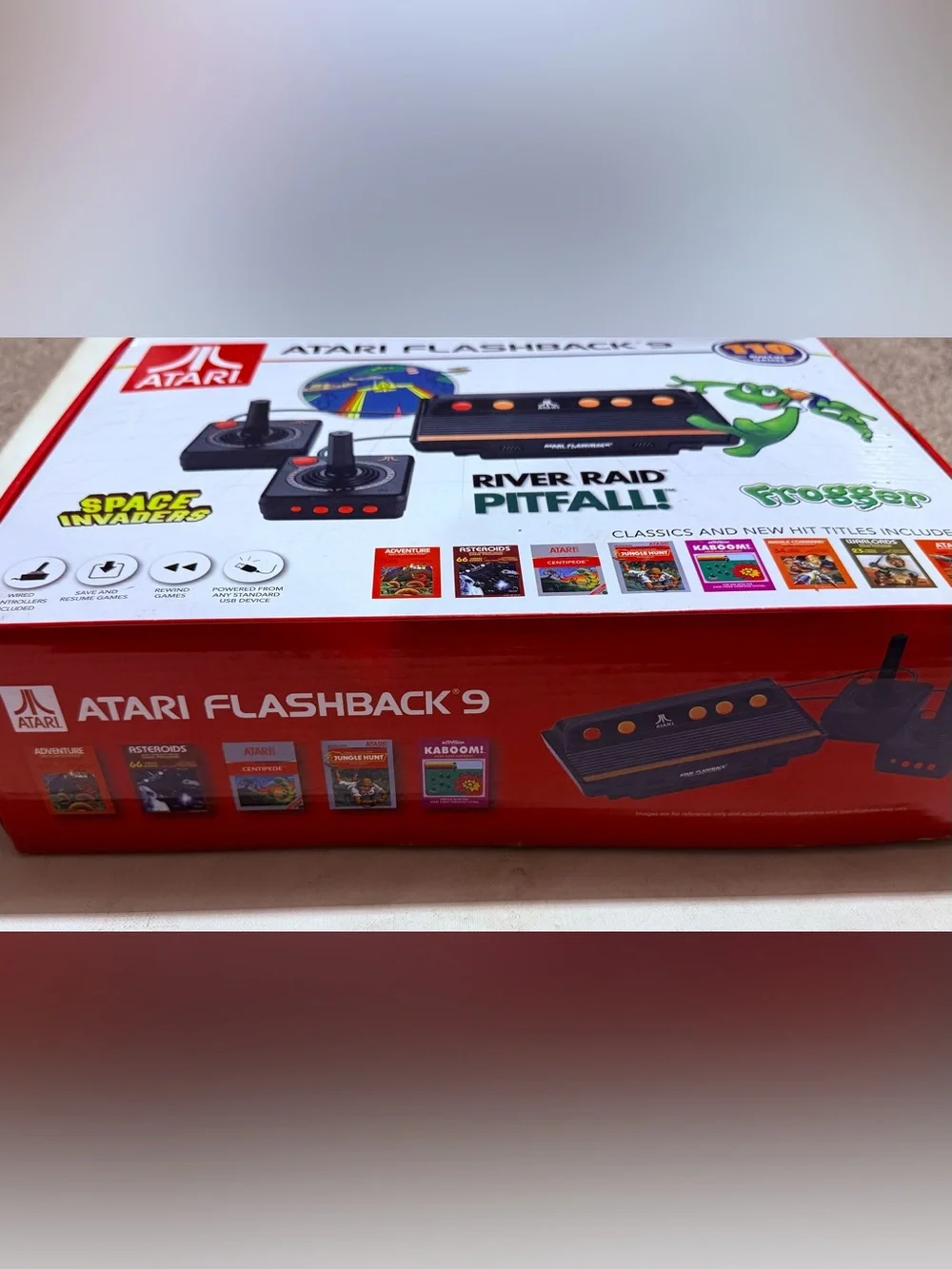 Atari Flashback 9 Classic Console - 110 Built-In Games #Frogger #Space #Invaders